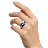 Anillo Peonía de Zafiro