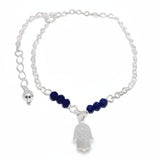 Pulsera Mano de Fátima Azul