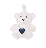 Dije Oso con Corazón de Circonia
