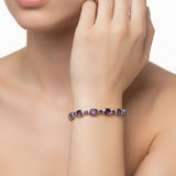 Pulsera De Piedra Natural Ovalo Amatista