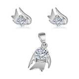 Juego De Plata Con Circonia