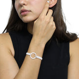 Pulsera Círculo Central Con Circonia