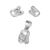 Juego De Plata Con Circonia