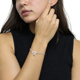 Pulsera Diferentes Eslabones Con Circonia