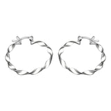 Arracadas Torsal De Plata 2.5