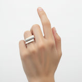 Anillo Opuesto De Plata 7