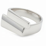 Anillo Opuesto De Plata