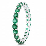 Anillo Churumbela De Plata Con Piedras Preciosas