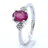 Anillo Con Piedras Preciosas De Plata