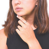 Anillo De Plata Con Circonia