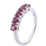 Anillo De Plata Con Esmeralda