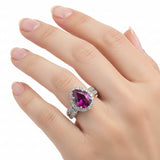 Anillo De Plata Con Piedras Preciosas