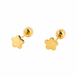 Arete Oro Mini Flor
