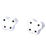 Aretes De Mariposa De Plata