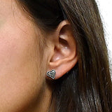 Aretes Plata Corazon