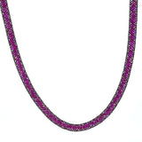 Collar de Red con Cristales