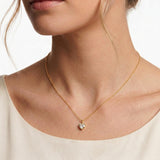 Collar Vienna de Diamante Lab Corte Corazón 1.03ct, Oro 14K