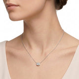 Collar Mía de Diamante Lab Corte Óvalo 1.29ct, Oro 14K