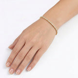 Pulsera Aurora Tenis de Diamantes Lab 4ct, Oro 14K