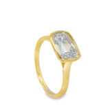Anillo Giulia Solitario de Diamante Corte Radiante 2.22ct, Oro 14K