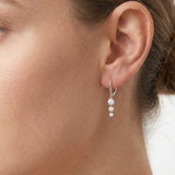 Aretes Nadia de Diamantes Lab 0.99ct, Oro 10K