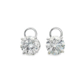 Aretes Simona Stud de Diamantes Corte Redondo 2.09ct, Oro 14K