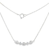 Collar Perpetua de Diamantes Lab 0.43ct, Oro 10K