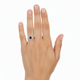 Anillo De Flor Con Circonias