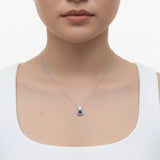 Collar Estrella Nocturna London Blue Topaz