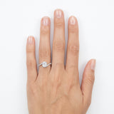 Anillo Isadora Solitario de Diamantes Lab Corte Cojín 1.71ct, Oro 14K