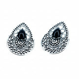Arete Filigrana Pera con Piedra-Aretes-Plarte