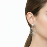 Arete Gota Garabato con Perla-Aretes-Plarte