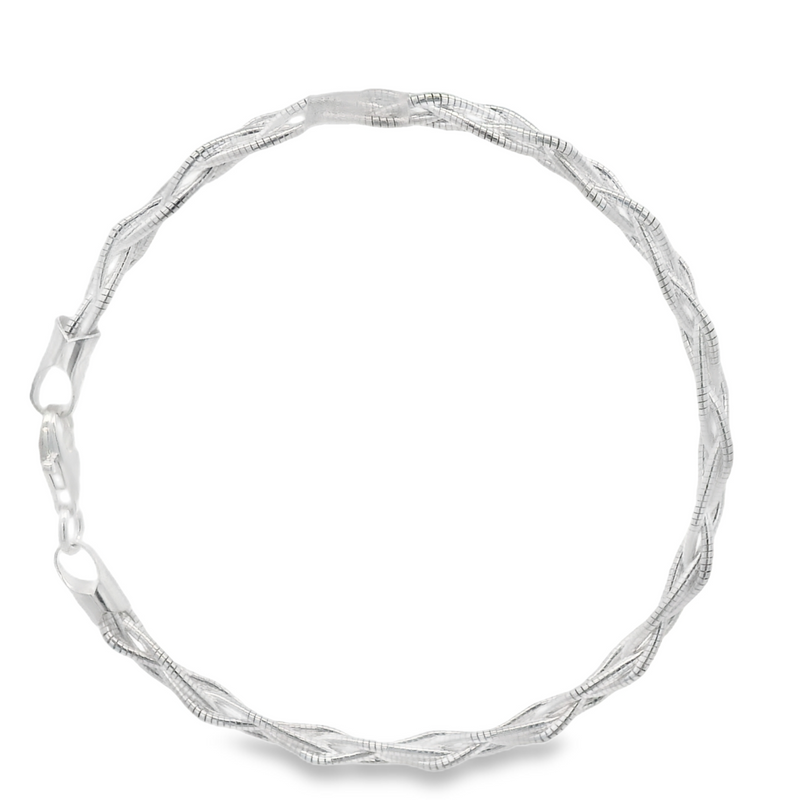 Pulsera de Plata Trenzada