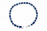 Pulsera Rectangulo y Circulo de Circonia