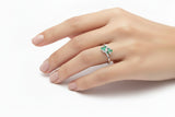 Anillo Cabeza de Vibora con Circonia