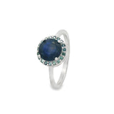 Anillo de Piedra Natural Circulo