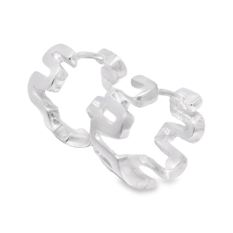 Arete Zig Zag de Plata