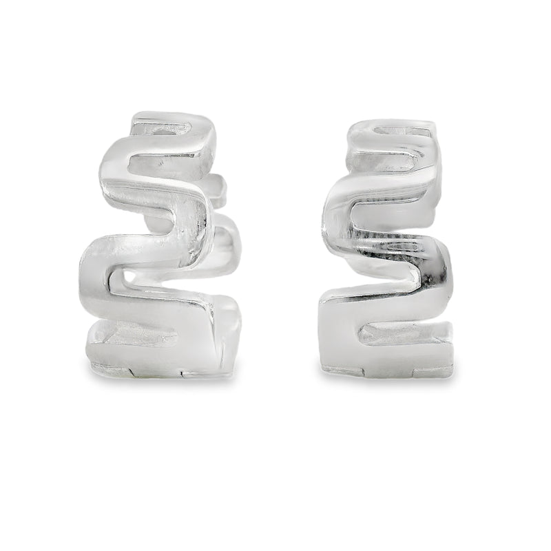 Arete Zig Zag de Plata