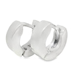 Arete de Plata Lisa