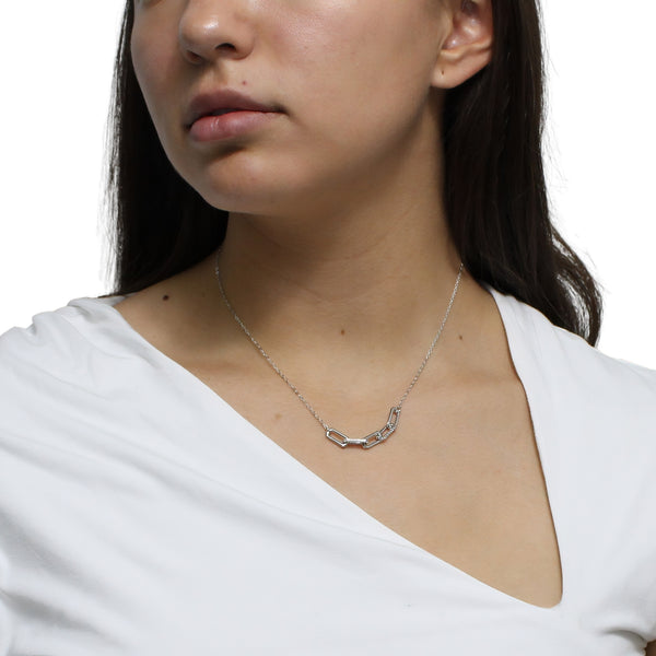Collar Clips Mini con Circonias