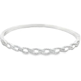 Brazalete de Circonia Trenzado