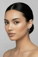 Arracada Sofía de Granate