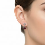 Arracada Sofía de Granate