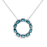Collar Margarita De London Blue Topaz London Blue Topaz