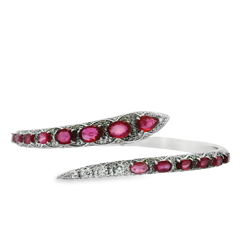 Brazalete de Víbora con Circonia