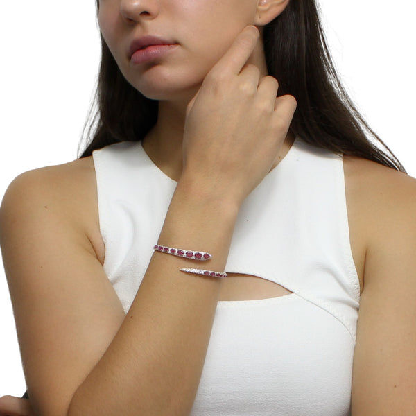 Brazalete de Víbora con Circonia