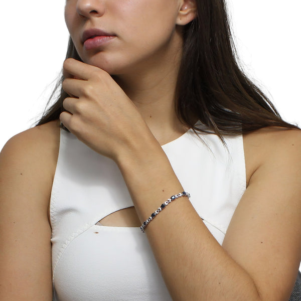 Pulsera Piedra Natural con Infinito y Circonias