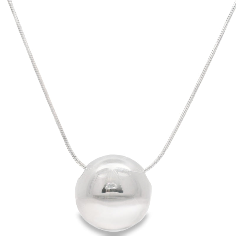 Collar de Plata con Círculo