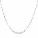 Cadena De Plata Eslabón Delgado