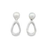 Arete Largo Con Perla
